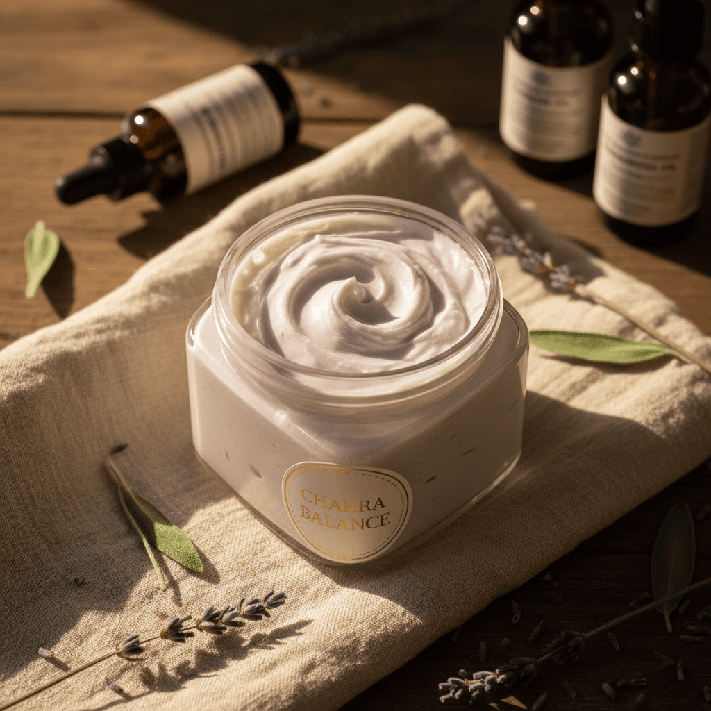 Chakra-balancing body butter